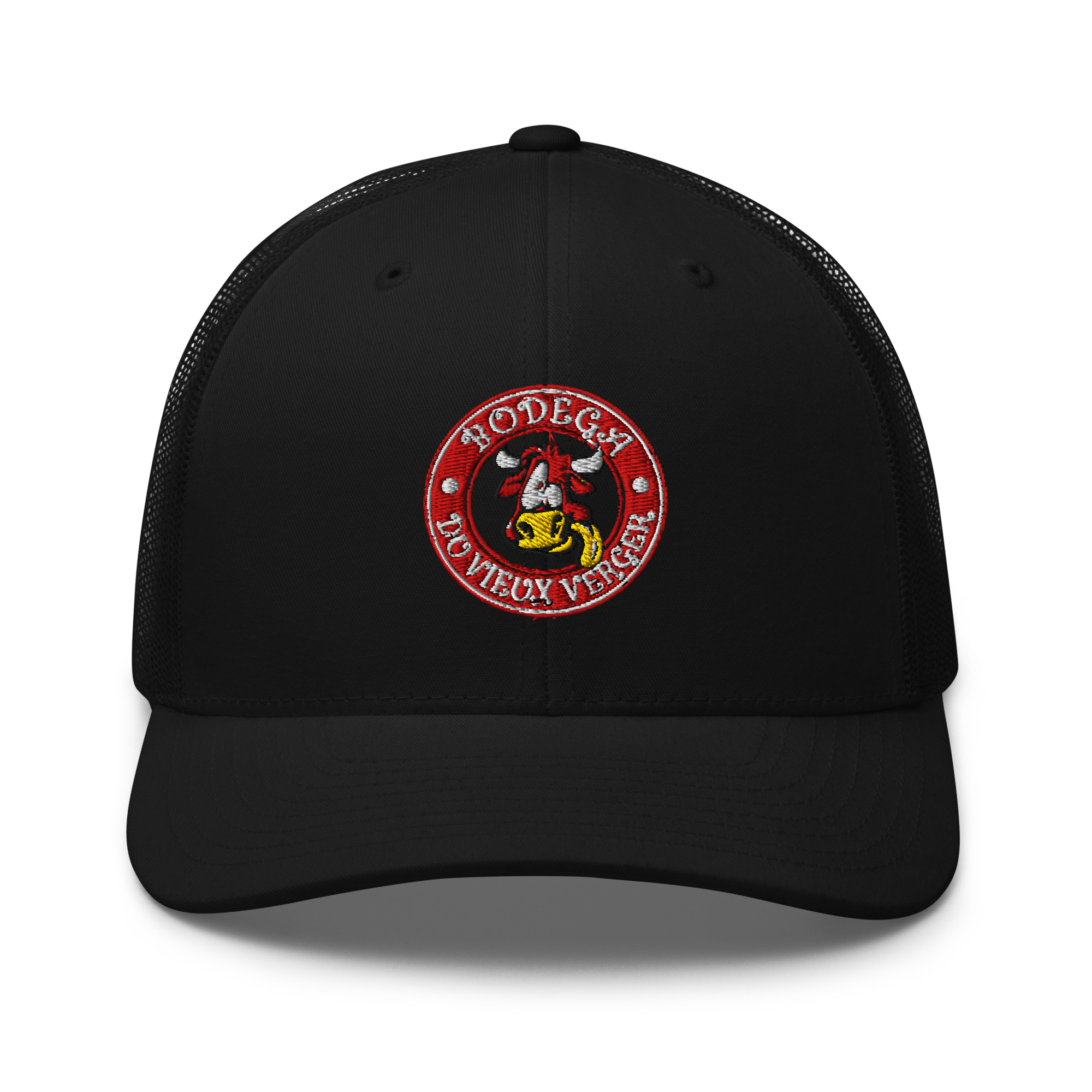 Casquette Bodega Du Vieux Verger rouge ou blanche broderie – Image 1