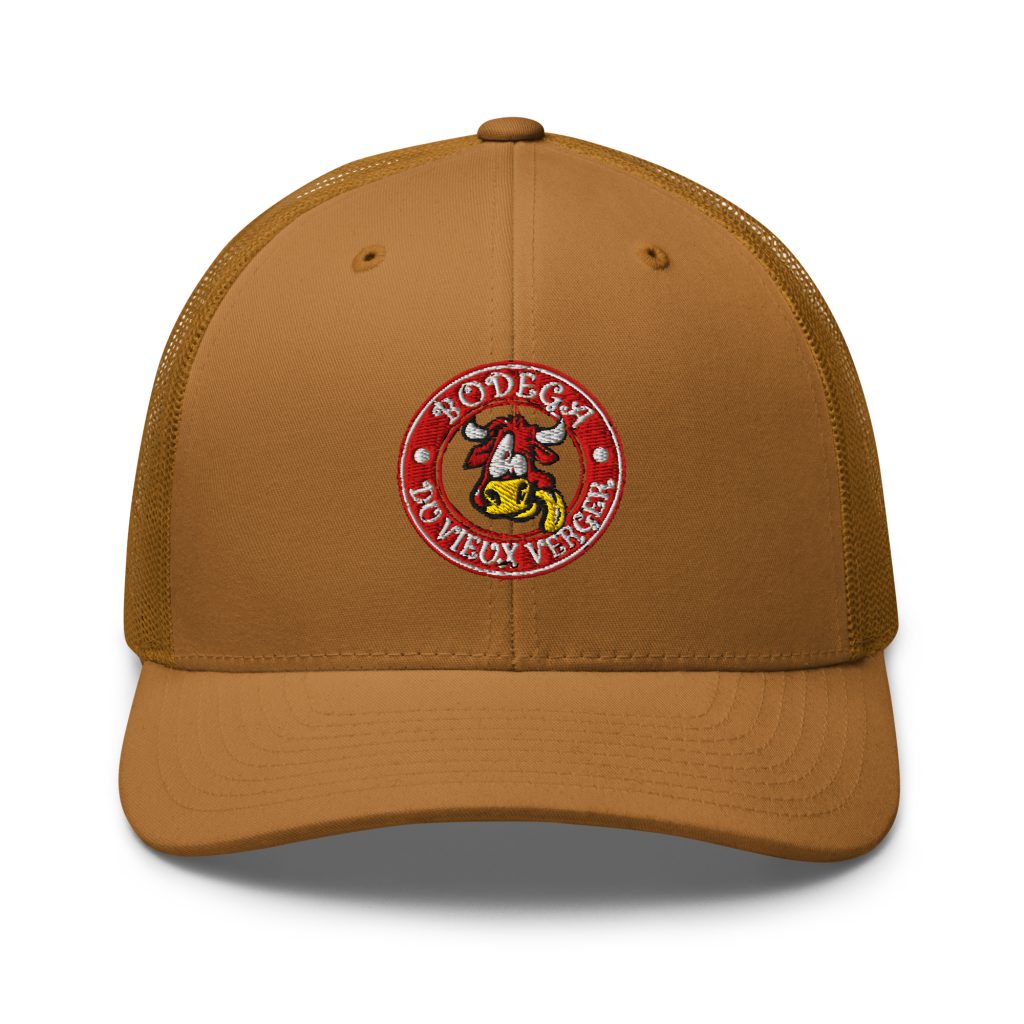 Casquette Bodega Du Vieux Verger rouge ou blanche broderie