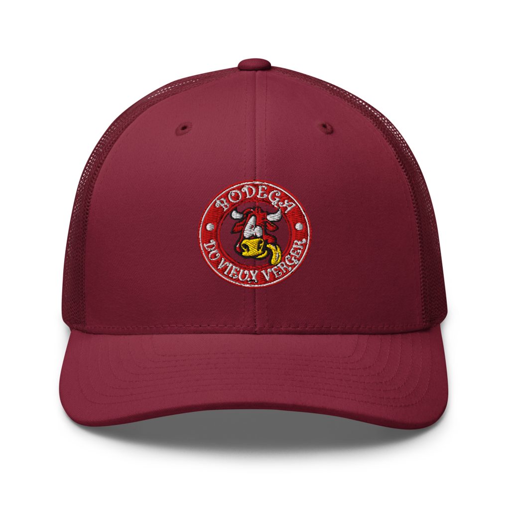 Casquette Bodega Du Vieux Verger rouge ou blanche broderie