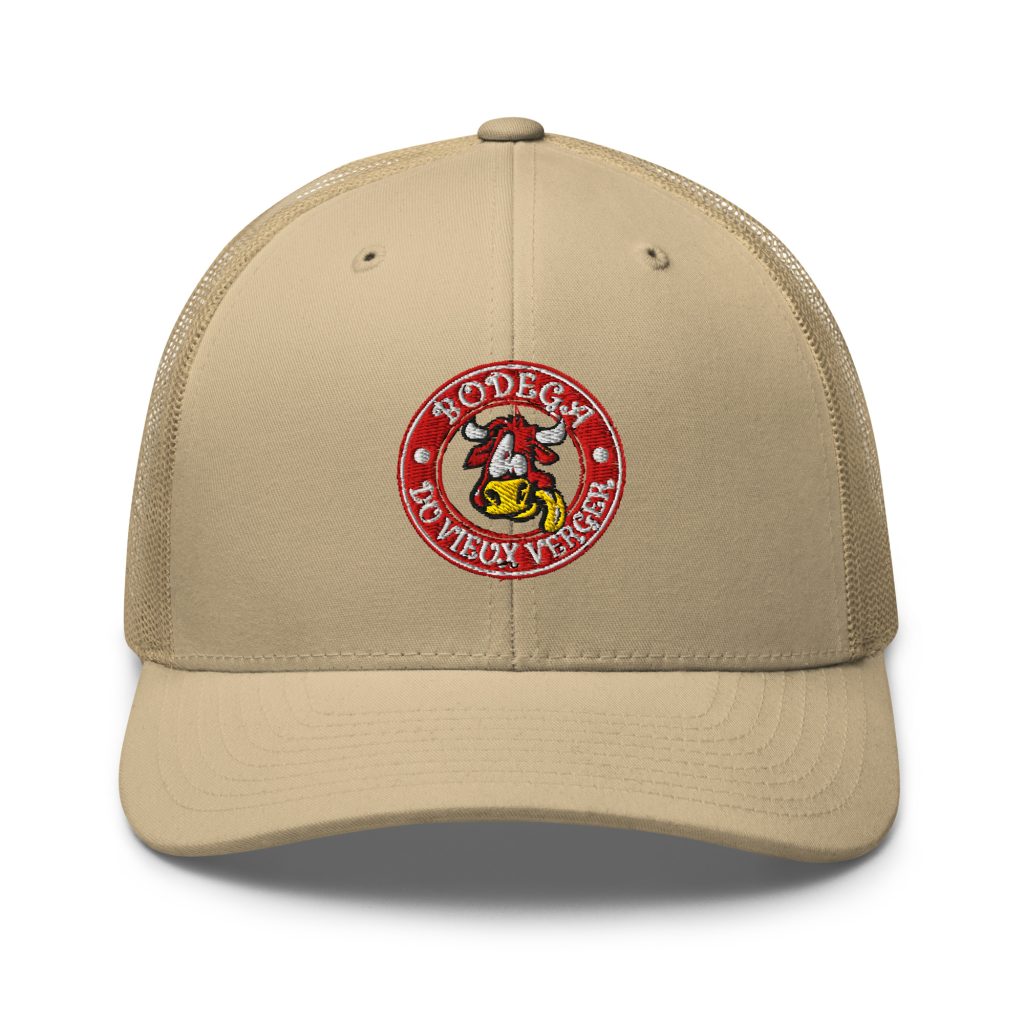 Casquette Bodega Du Vieux Verger rouge ou blanche broderie