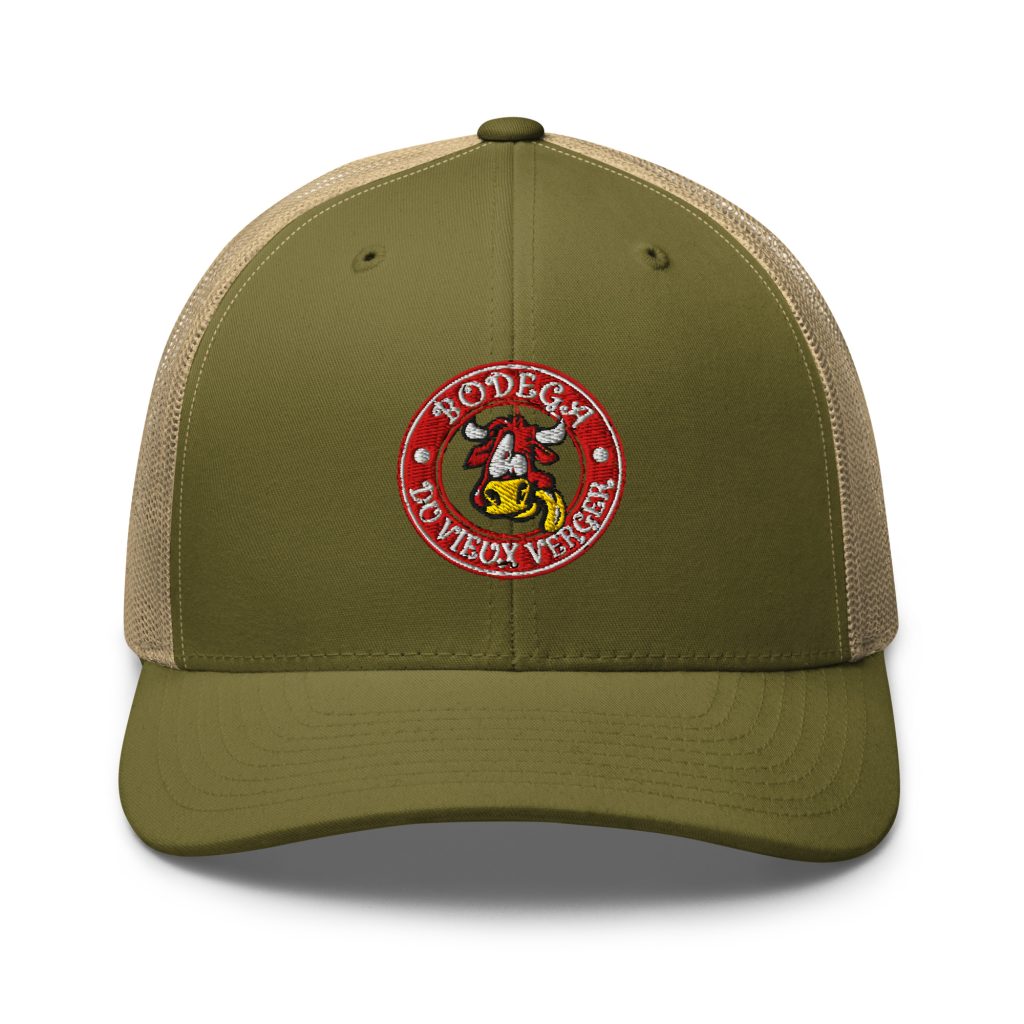 Casquette Bodega Du Vieux Verger rouge ou blanche broderie