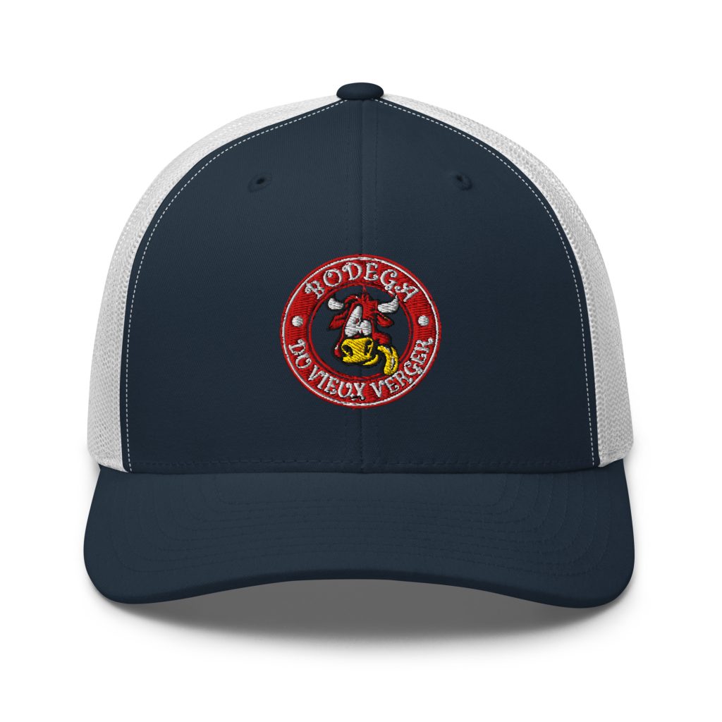 Casquette Bodega Du Vieux Verger rouge ou blanche broderie