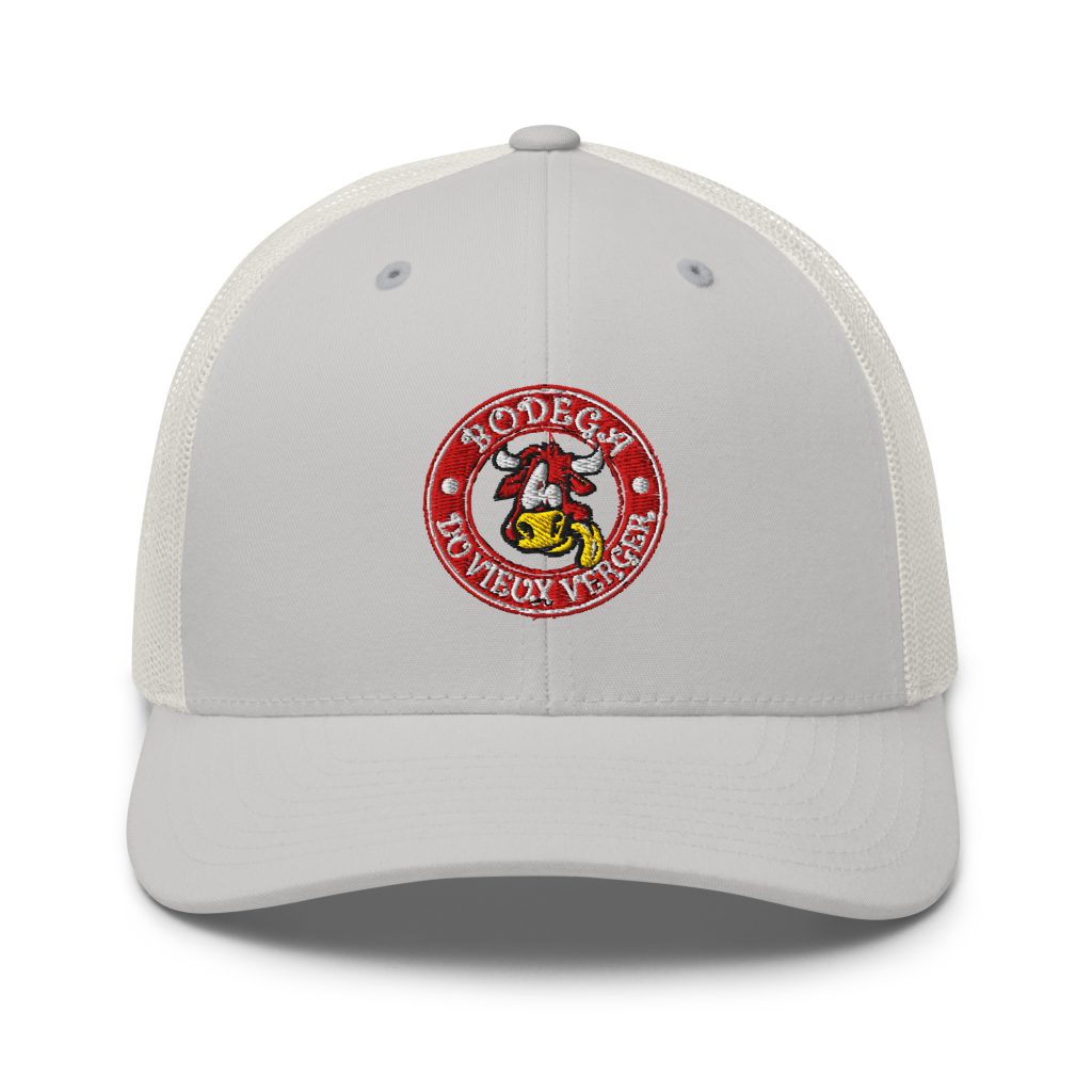 Casquette Bodega Du Vieux Verger rouge ou blanche broderie