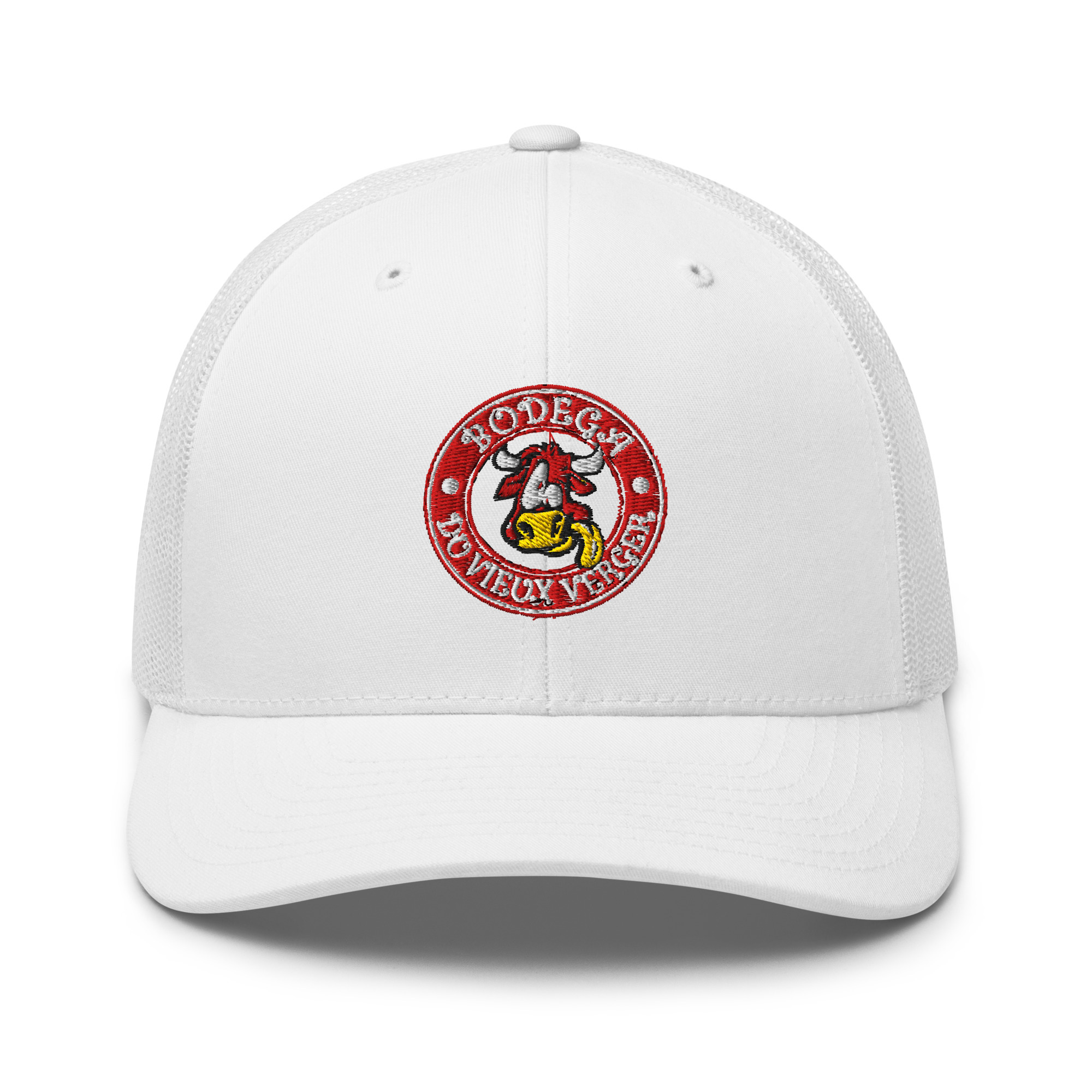 Casquette Bodega Du Vieux Verger rouge ou blanche broderie – Image 13