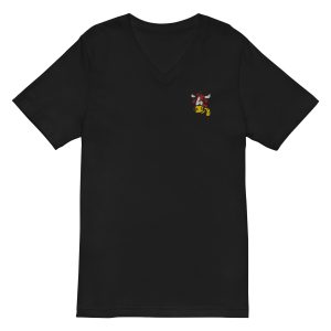 TEE Shirt Col V Unisexe Bodega Du Vieux Verger – Image 2
